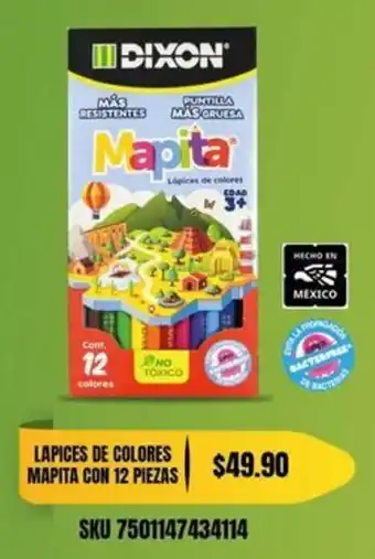 Lapices de colores mapita