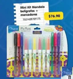 Woolworth Mini kit mandala bolígrafos + marcadores oferta