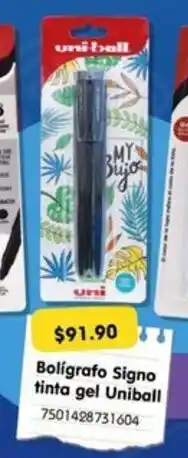 Woolworth Bolígrafo signo tinta gel uniball oferta