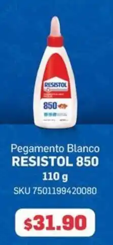 Woolworth Pegamento blanco resistol 850 oferta