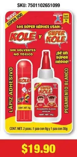 Woolworth Kole lápiz adhesivo oferta