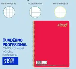 Woolworth Cuaderno profesional d'skool, con espiral oferta