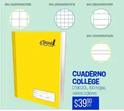 Woolworth Cuaderno college d'skool oferta