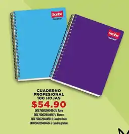 Woolworth Cuaderno profesional oferta