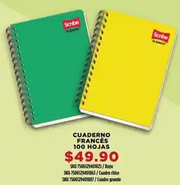 Woolworth Cuaderno francés oferta