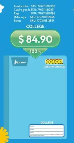 Woolworth Norma color cuadro grande oferta