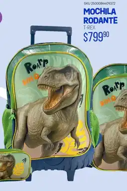 Woolworth Mochila rodante t-rex oferta