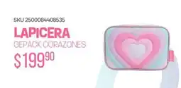 Woolworth Lapicera gepack corazones oferta