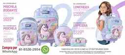 Woolworth Mochila rodante gepack unicornio giro oferta