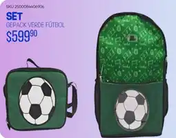 Woolworth Set gepack verde fútbol oferta