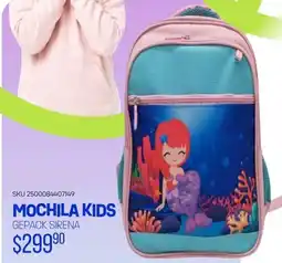 Woolworth Mochila kids gepack sirena oferta