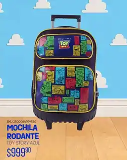 Woolworth Mochila rodante toy story azul oferta