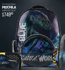 Woolworth Jurassic blue mochila oferta