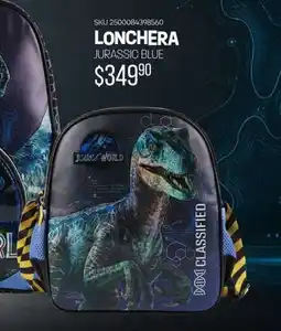 Woolworth Jurassic blue lonchera oferta