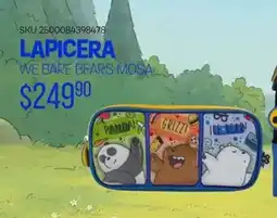 Woolworth Lapicera we bare bears mosa oferta