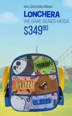 Woolworth Lonchera we bare bears mosa oferta