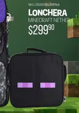 Woolworth Lonchera minecraft nether oferta