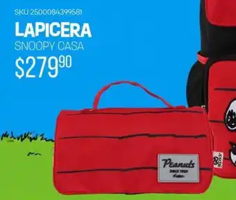 Snoopy casa lapicera