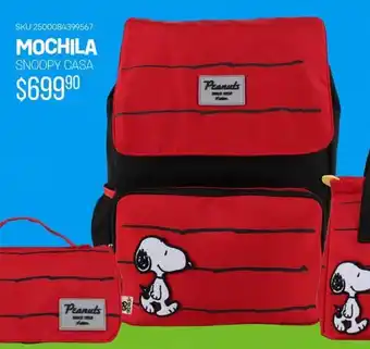 SNOOPY CASA MOCHILA