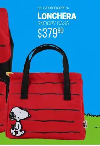 Snoopy casa lonchera