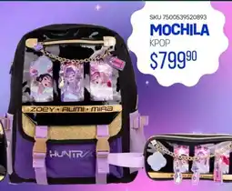 Woolworth Kpop mochila oferta