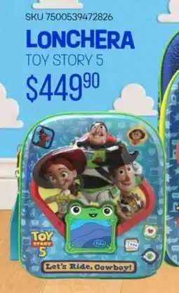Woolworth Toy story 5 lonchera oferta