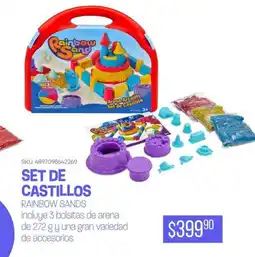 Woolworth Set de castillos rainbow sands oferta