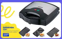 Woolworth Daewoo sandwichera 3 en 1 oferta