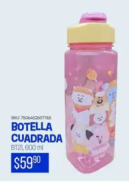 Woolworth Botella cuadrada bt21 oferta