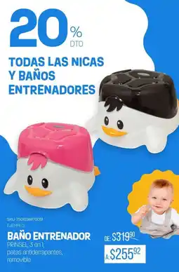 Woolworth Baño entrenador prinsel, 3 en 1 patas antiderrapantes, removible oferta
