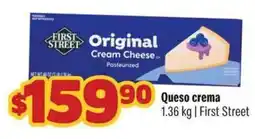 Smart & Final First street queso crema oferta