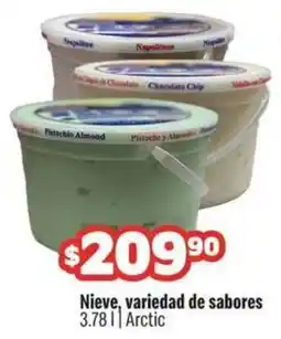 Smart & Final Arctic nieve, variedad de sabores oferta