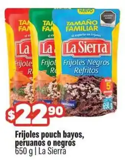 Smart & Final La sierra frijoles pouch bayos, peruanos o negros oferta