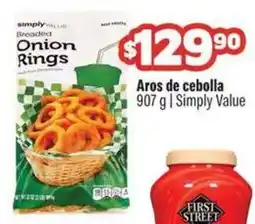Smart & Final Simply value aros de cebolla oferta