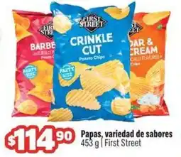 Smart & Final First street papas, variedad de sabores oferta