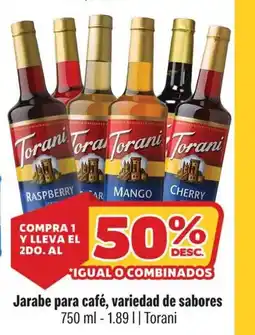 Smart & Final Torani jarabe para café, variedad de sabores oferta
