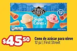 Smart & Final First street cono de azúcar para nieve oferta