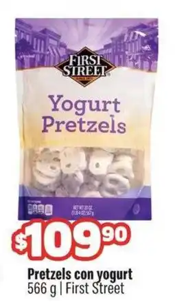 Smart & Final First street pretzels con yogurt oferta