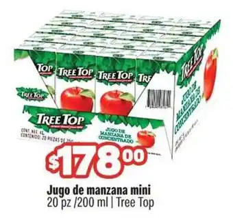 Smart & Final Tree top jugo de manzana mini oferta