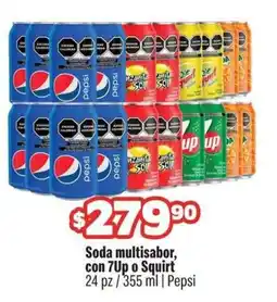 Smart & Final Pepsi soda multisabor, con 7up o squirt oferta