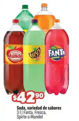 Smart & Final Fanta, fresca, spirte o mundet soda, variedad de sabores oferta