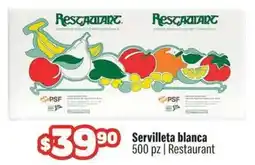 Smart & Final Restaurant servilleta blanca oferta