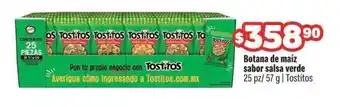 Smart & Final Tostitos botana de maíz sabor salsa verde oferta
