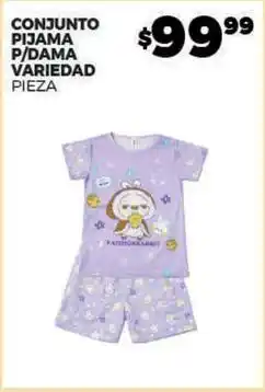 Merco Conjunto pijama p/dama variedad pieza oferta