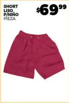 Merco Short liso p/niño oferta