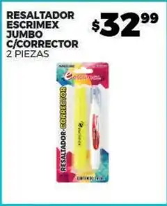Merco Jumbo - resaltador escimex jumbo c/corrector oferta