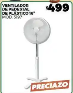 Merco Ventilador de pedestal de plástico 16 mod. 3197 oferta