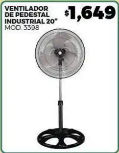 Merco Ventilador de pedestal industrial 20 mod. 3398 oferta