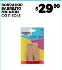 Merco Barrilito - borrador barrilito migajon c/3 piezas oferta