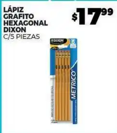 Merco Dixon - lápiz grafito hexagonal oferta